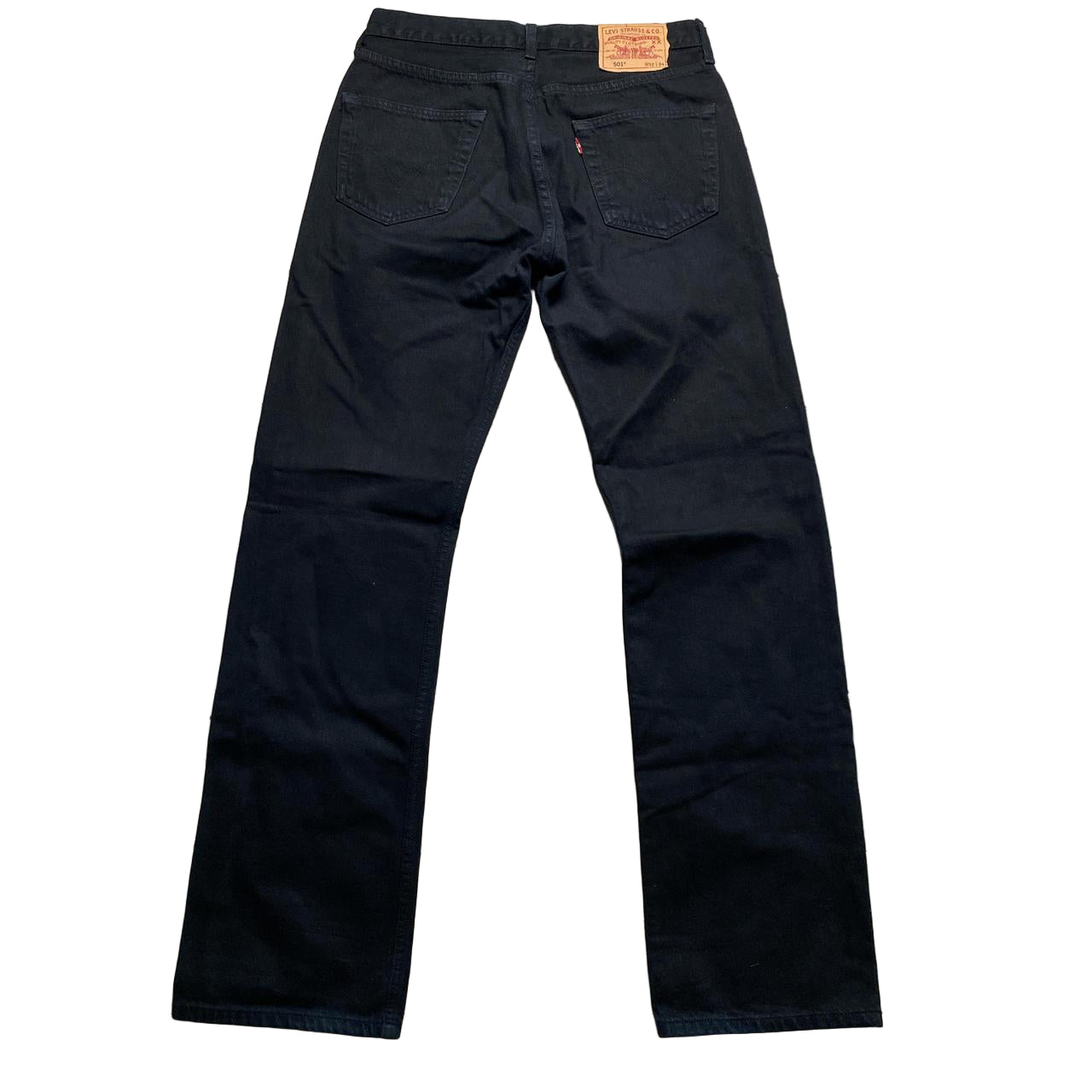 Levis 501 Baggy Vintage Black Jeans (32W)