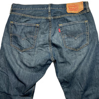 Levis 501 Navy Baggy Jeans (34W)