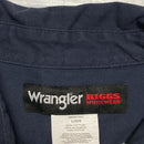 Russel Wrangler Workwear Navy Long Sleece Shirt