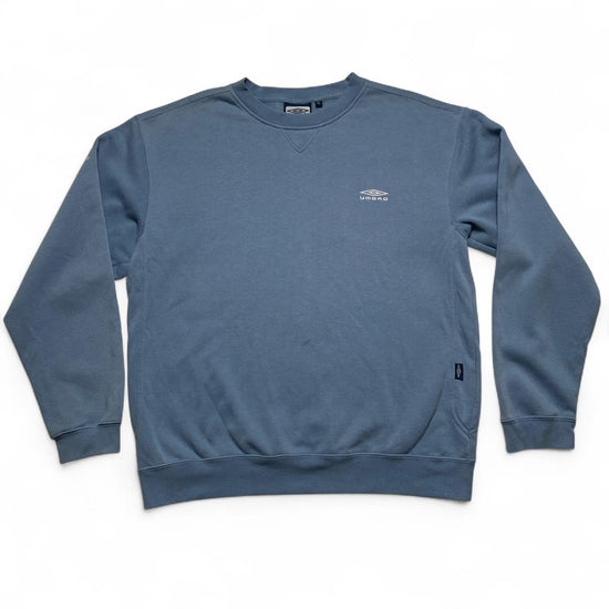 Umbro Vintage Light Blue And White Jumper (XL)
