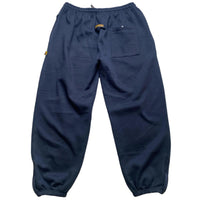 Akademiks A9 Vintage Navy and White Stitch Full Tracksuit (L)