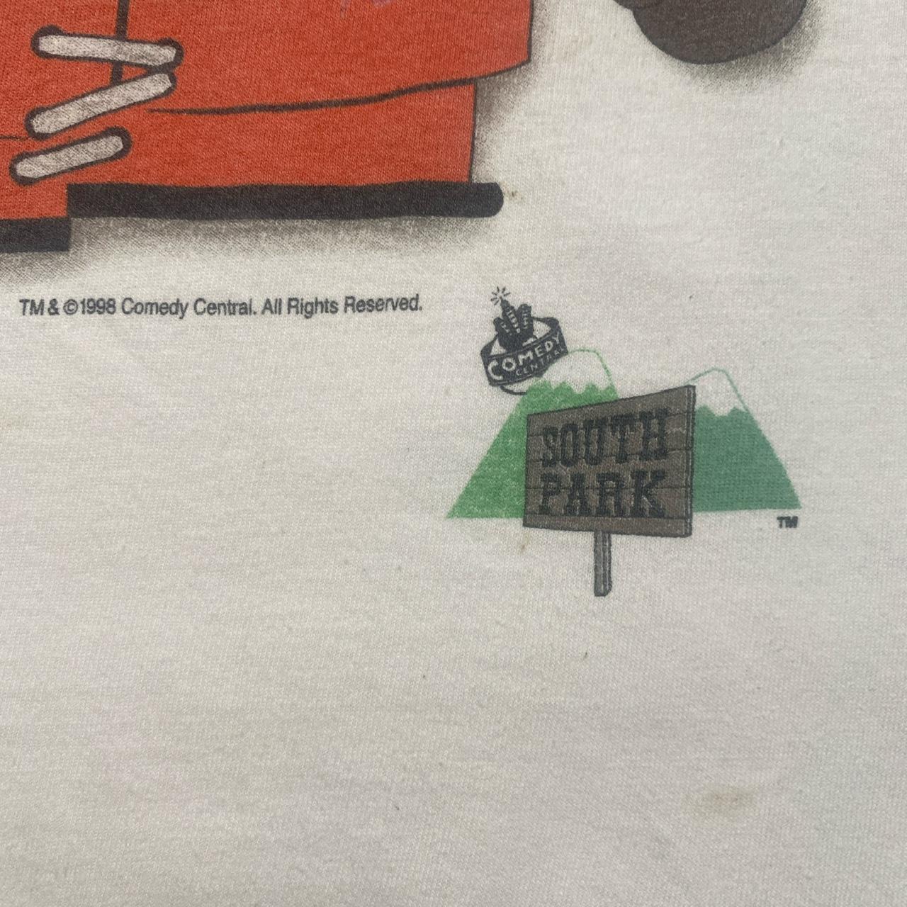 South Park Kenny Vintage 90’s Single Stitch White T Shirt (M)