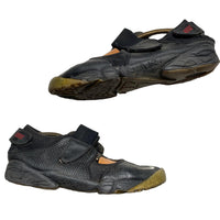 Nike Air Rift Black Leather Red and Silver Vintage 2008 (UK 11)