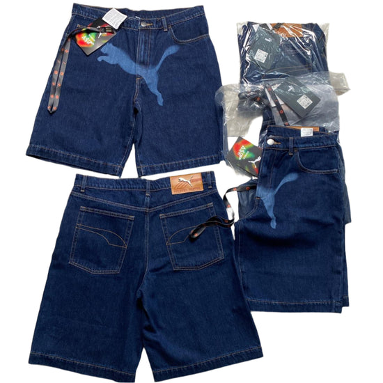 Puma ASAP Rocky AWGE Dark Navy Jorts Jean Shorts (30W)