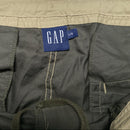 GAP Vintage Khaki Green Baggy Lightweight Snopant Nylon Cargo Trousers (L)