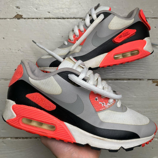 Nike Air Max 90 Infrared Velcro Stick on Patches