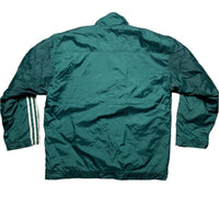 Adidas Green and White Vintage 90’s Padded Jacket (L)