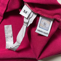 Roberto Cavalli Floral Womens Pink T Shirt (M)