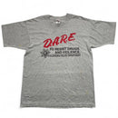 DARE To Resist Drugs and Violence Grey Black and Red 90’s T Shirt (L)