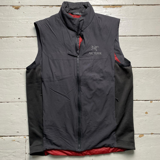 Arc’Teryx Grey and Red Gilet