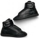 Maison Margiela Future High Top Triple Black Leather Trainers (UK 11)