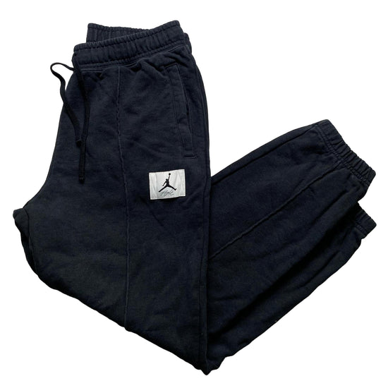 Jordan Black and White Taper Line Joggers (M)