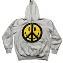 Chinatown Market Grey and Yellow Smiley Hoodie (M)
