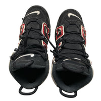Nike Uptempo More Air Black Red and White (UK 4)