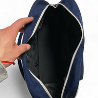 Nike Vintage y2k Navy and White Womens Duffle Small Handbag