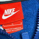 Nike Air Navy Blue and White Swoosh Hoodie (L)
