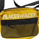 Places Plus Faces Yellow and White Pouch Messenger Bag