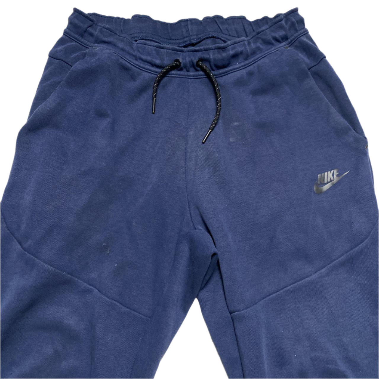 Nike Tech Fleece Navy and Black Slim Joggers (S)