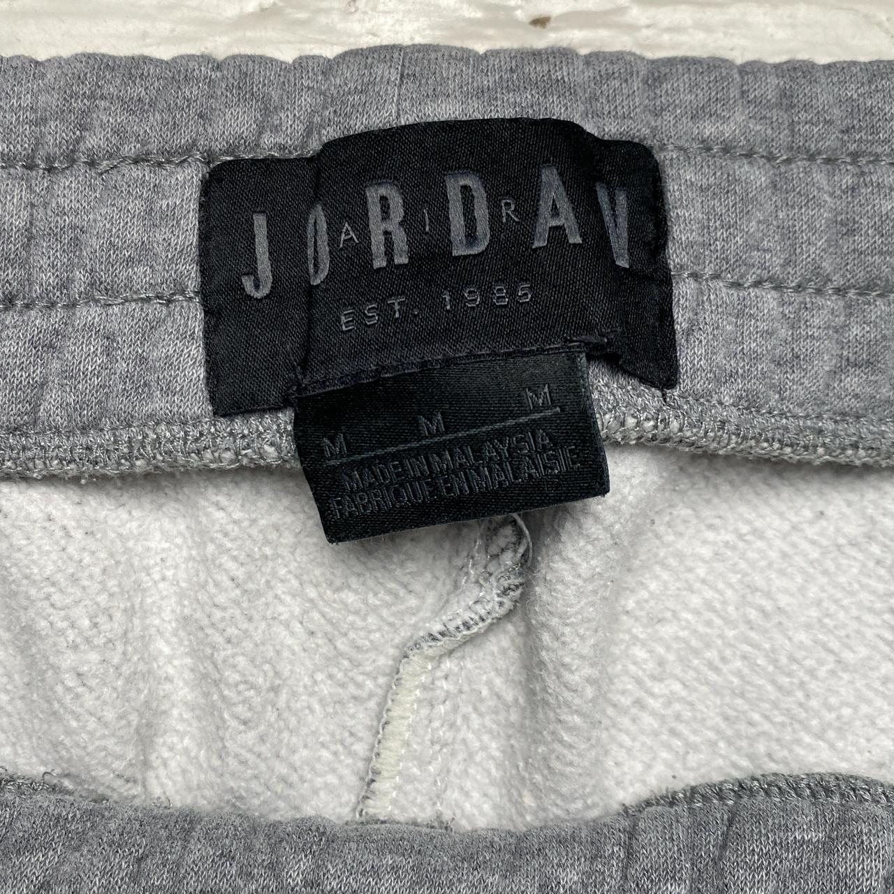 Jordan Grey and White Joggers