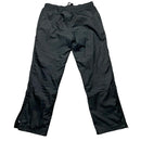Nike Swoosh Black and White Baggy Shell Trackpant Bottoms (XL)