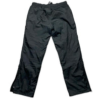 Nike Swoosh Black and White Baggy Shell Trackpant Bottoms (XL)