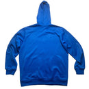Adidas Blue and White Tracksuit Hoodie Jacket (L)