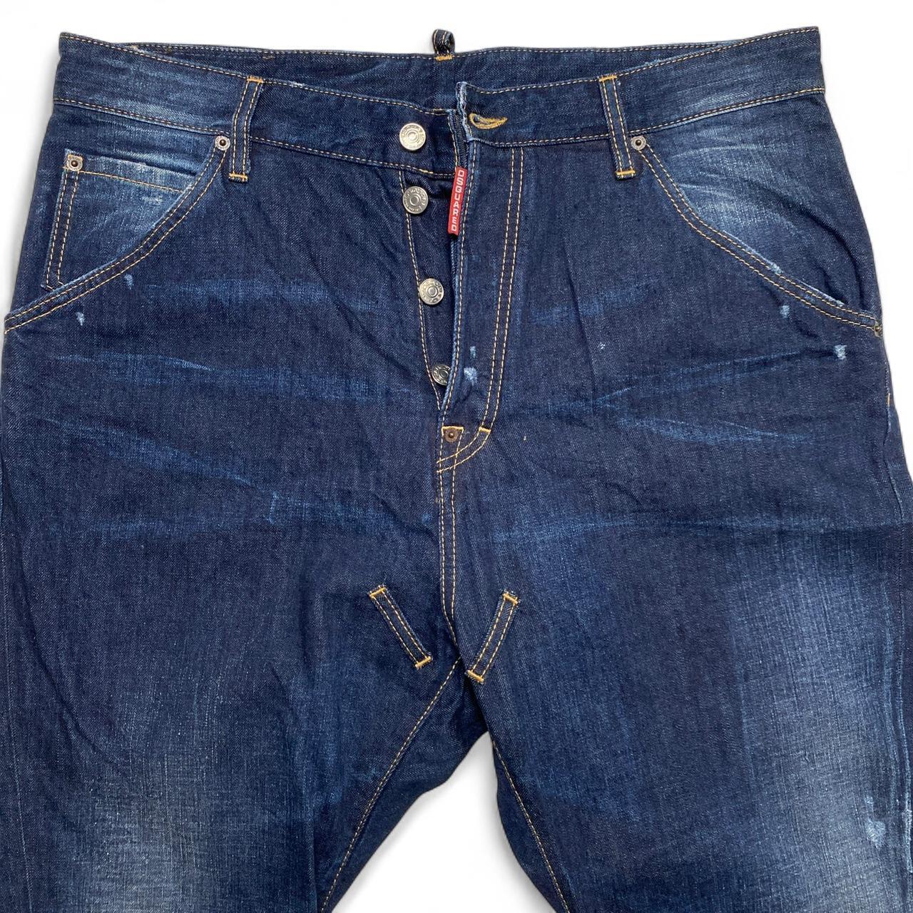 DSQUARED2 Dsquared Baggy Dark Navy Cargo Jeans (36W)