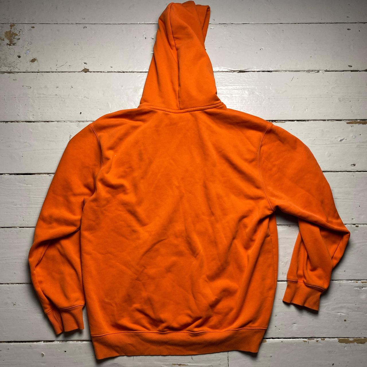 Carhartt Orange and Black Hoodie