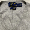 Ralph Lauren Polo Grey and Navy Pony Jumper (S)