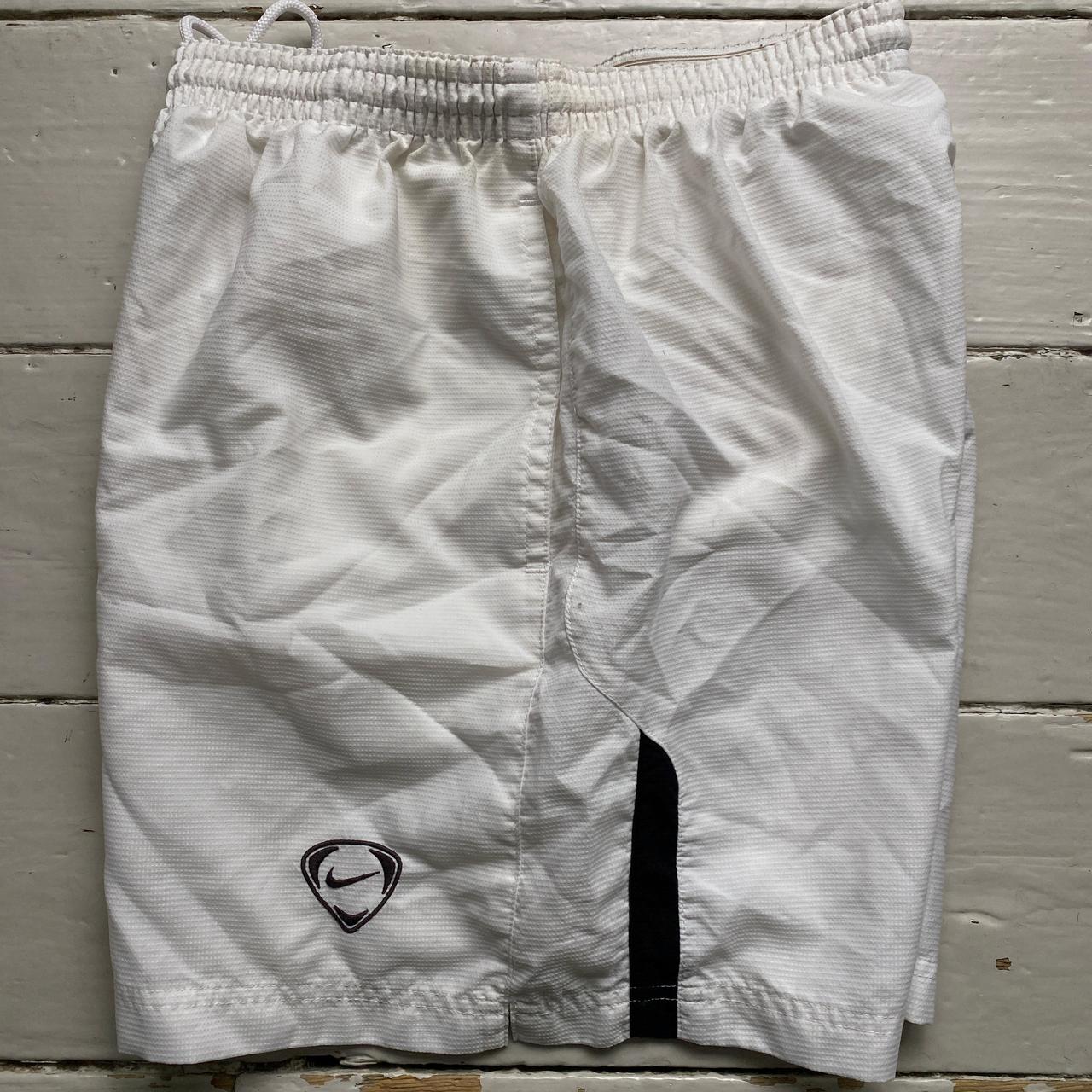 Nike Vintage Football White and Black Shorts