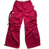 Criminal Damage Vintage y2k Pink Baggy Cargo Combat Trousers (MB/LB)