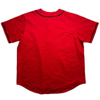 Patta Baseball Short Sleeve Shirt Red and Black (L)