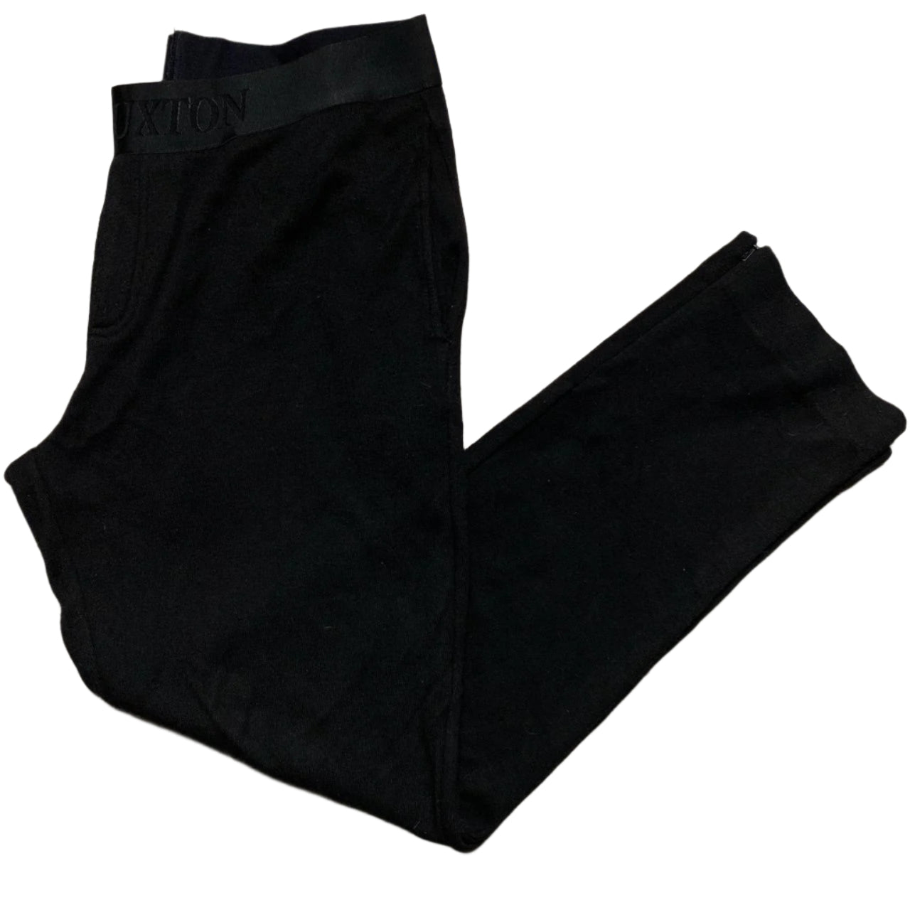 Cole Buxton Black Elasticated Waist Thermal Joggers (2XL)