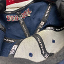 Boston Red Sox Navy and Red Snapback Cap