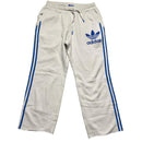 Adidas Originals White and Blue Baggy Joggers (M)