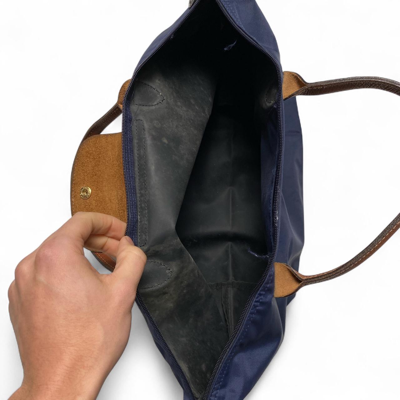 Longchamp Le Pliage Navy Blue tote bag