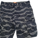 Nike Athletic Department Vintage y2k Camouflage Grey and Black Cargo Shorts (M)