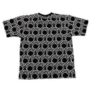 Always Do What You Should Do Black and White Repeat Logo T Shirt (M)