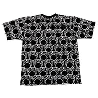 Always Do What You Should Do Black and White Repeat Logo T Shirt (M)
