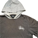 Stussy Grey Two Tone Hoodie (S)
