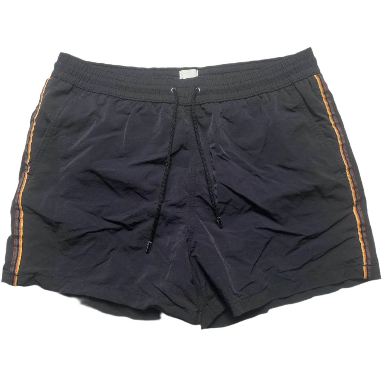 Paul Smith Swimming Trunk Shorts Black and Stripes (S)