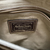 Marlboro Classics Brown Leather Messenger Bag
