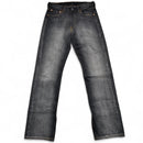 Levis 501 Grey Stonewash Distressed Jeans (28W)