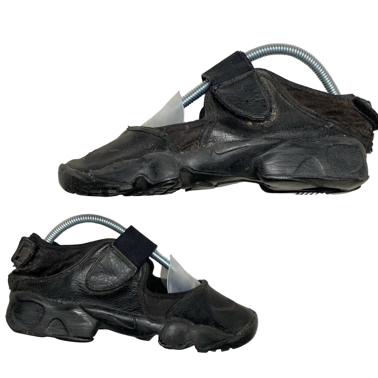 Nike Air Rift Black Leather Non Tabi Split Toe (UK 5.5)