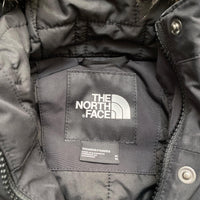 The North Face Dryvent Womens Black and White Parka Fur Trim Coat (M)