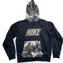 Nike Club Black and Grey Camouflage Hoodie (M)