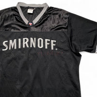 Smirnoff Vintage y2k Black and Grey Jersey (L)