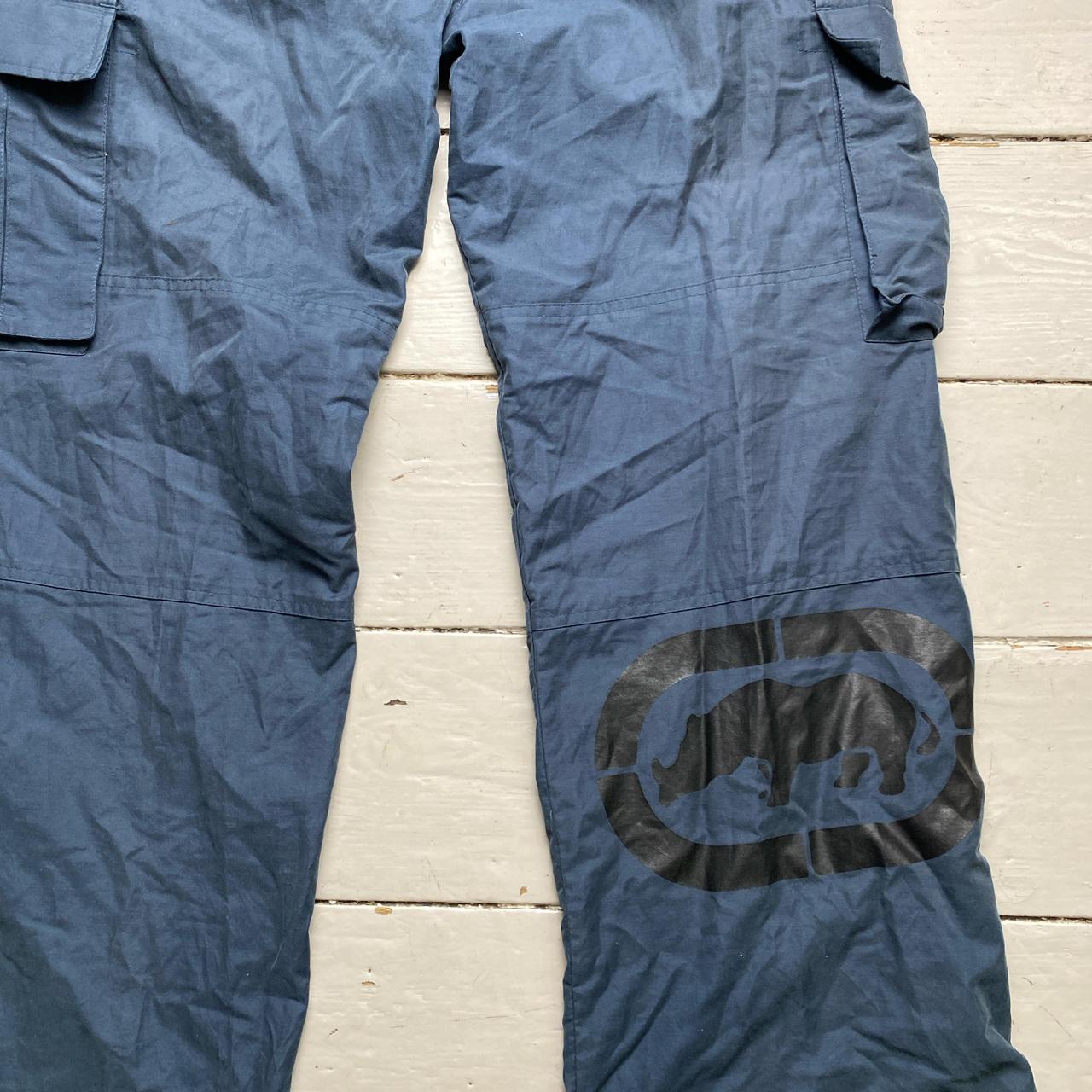 Ecko UNLTD Vintage Navy Red and Black Cargo Trousers