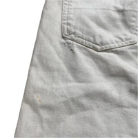 Stone Island Denims Vintage White Jean Short Jorts (30W)