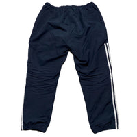 Adidas Navy and White Shell Trackpant Baggy Bottoms (XL)
